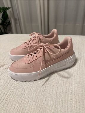 Nike Women's Rose Pink Platform Sneakers